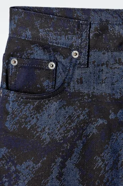 Sale COS ŻAKARDOWE JEANSY „BAY” Z NOGAWKAMI TYPU BARREL
