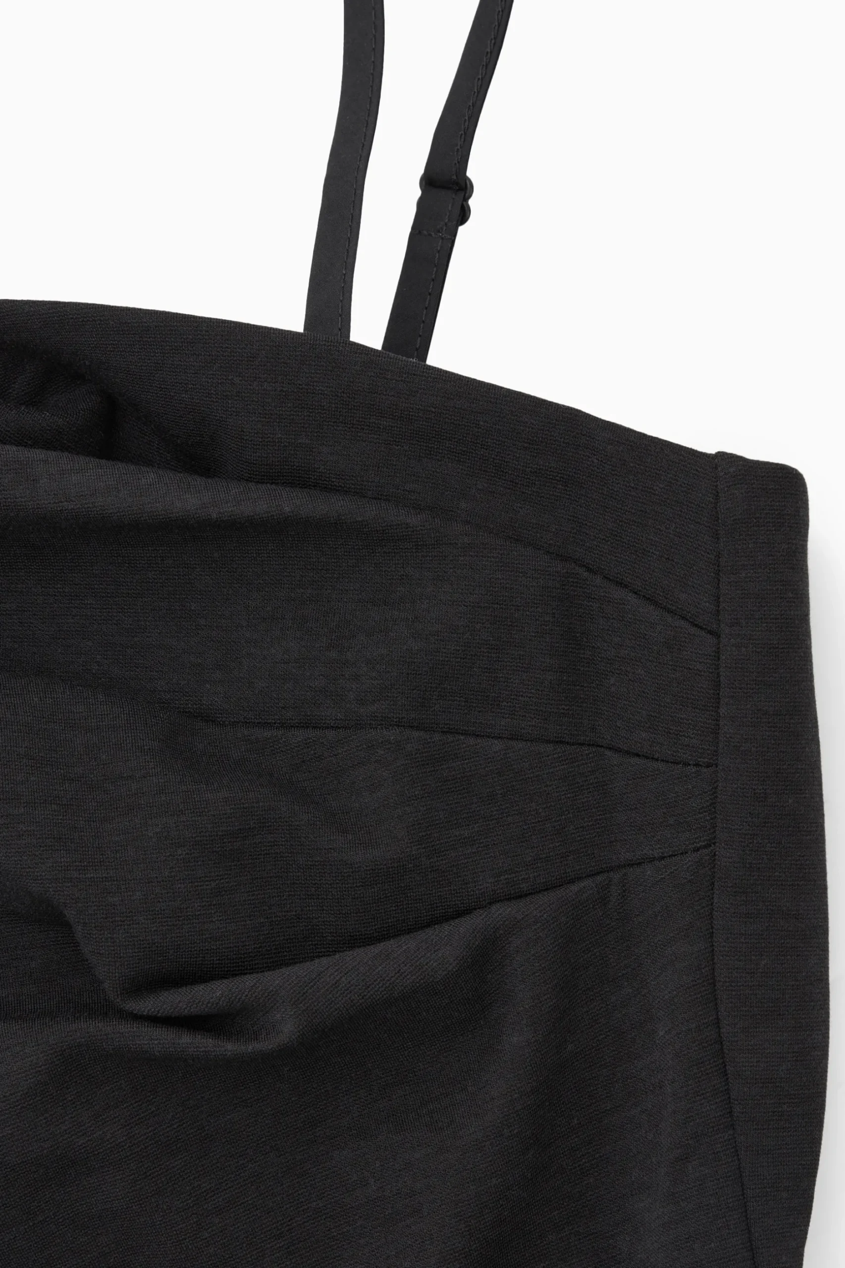 Fashion COS ASYMETRYCZNA DRAPOWANA SUKIENKA MINI