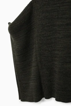 Clearance COS ASYMETRYCZNA PRĄŻKOWANA SPÓDNICA MIDI Z WEŁNĄ