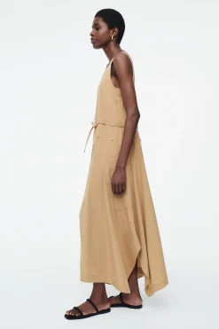 Fashion COS ASYMETRYCZNA SPADOCHRONOWA SUKIENKA MAXI