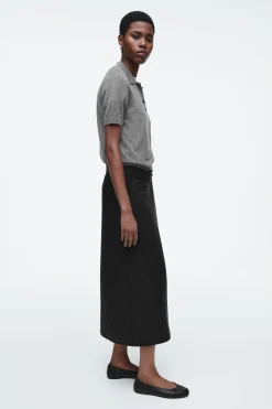 Fashion COS ASYMETRYCZNA SPÓDNICA MIDI