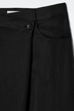 Fashion COS ASYMETRYCZNA SPÓDNICA MIDI