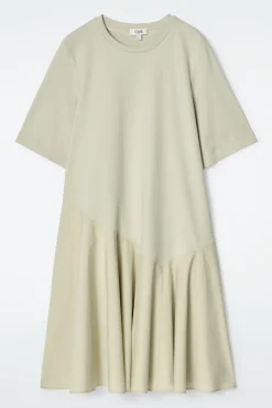 New COS ASYMETRYCZNA T-SHIRTOWA SUKIENKA MINI