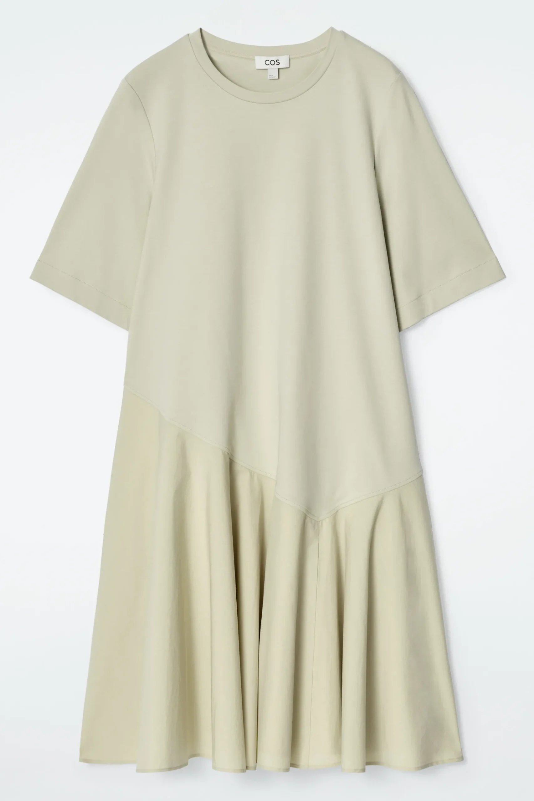 New COS ASYMETRYCZNA T-SHIRTOWA SUKIENKA MINI