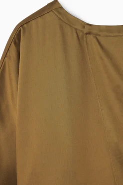 Fashion COS ASYMETRYCZNY SATYNOWY TOP