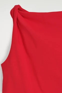 Clearance COS BAWEŁNIANA BLUZKA Z OZDOBNYM MARSZCZENIEM