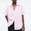 Clearance COS BAWEŁNIANA KOSZULA Z KRÓTKIM RĘKAWEM – RELAXED FIT