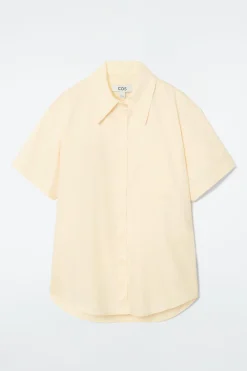 Outlet COS BAWEŁNIANA KOSZULA Z KRÓTKIM RĘKAWEM – RELAXED FIT