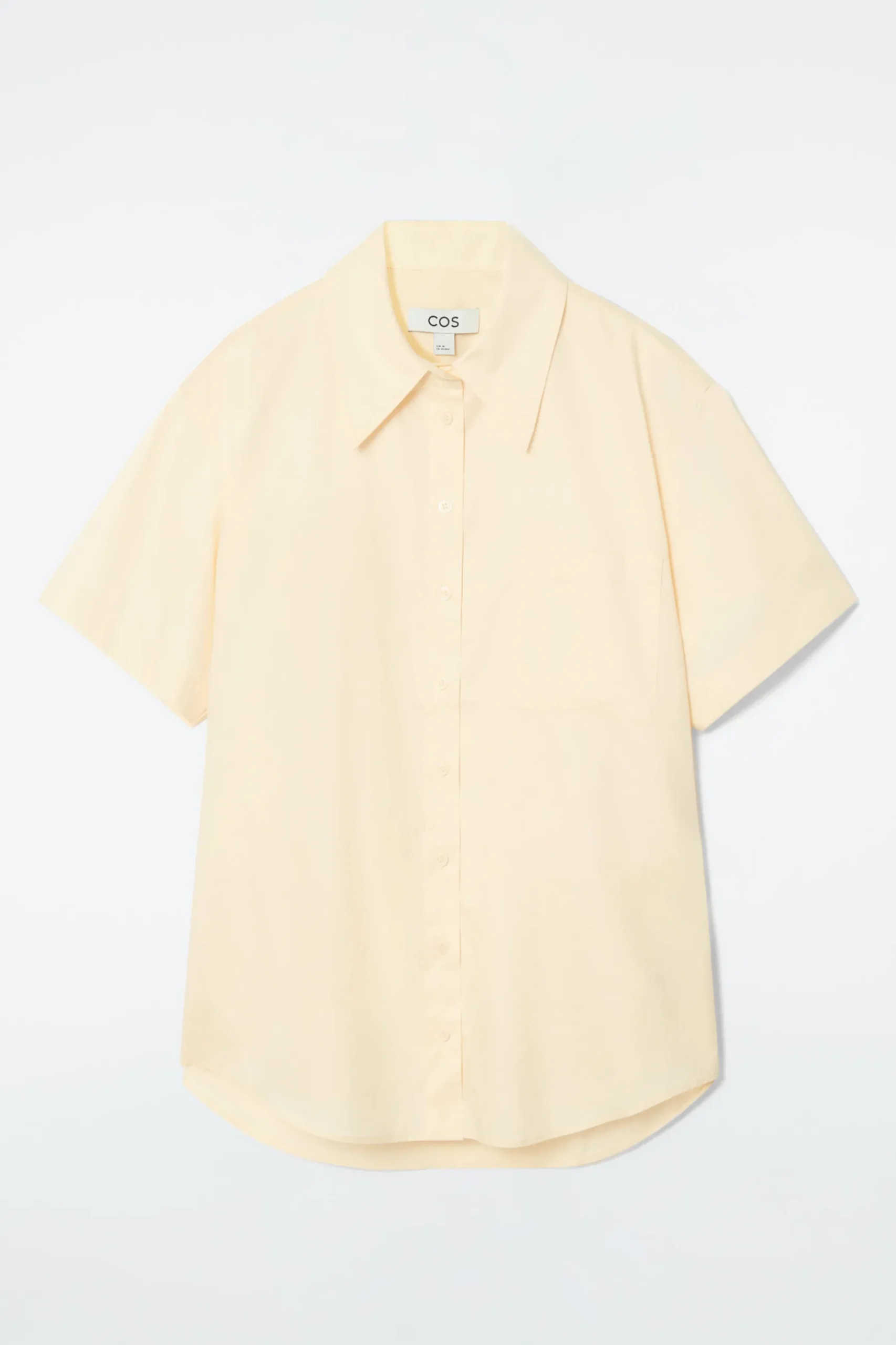 Outlet COS BAWEŁNIANA KOSZULA Z KRÓTKIM RĘKAWEM – RELAXED FIT