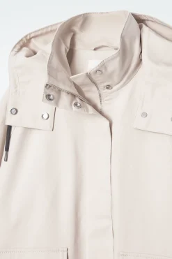 Clearance COS BAWEŁNIANA KURTKA Z KAPTUREM W STYLU UTILITY