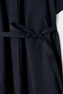 Online COS BAWEŁNIANA SUKIENKA MIDI O KROJU OVERSIZE