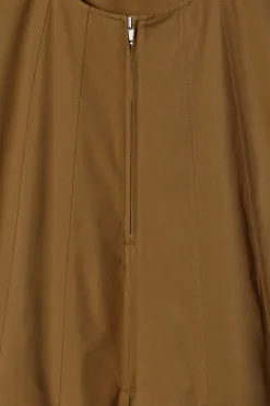 Outlet COS BAWEŁNIANA SUKIENKA MINI Z PLISAMI