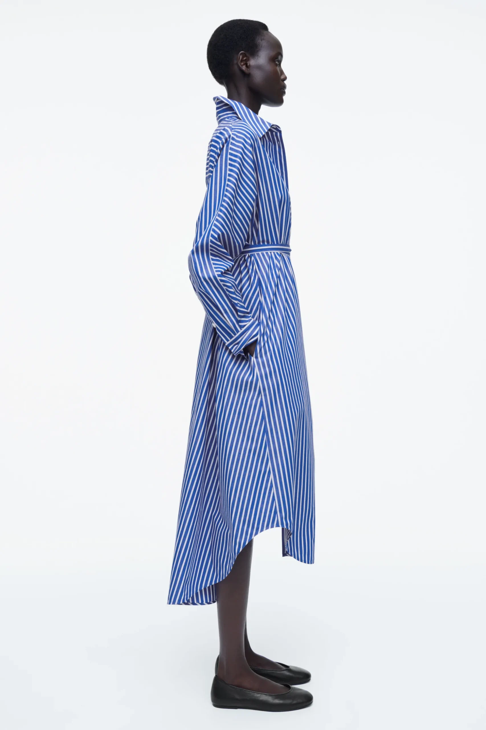 Discount COS BAWEŁNIANA SZMIZJERKA – RELAXED FIT
