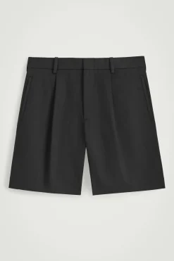 Outlet COS BAWEŁNIANE SZORTY CHINO Czarny