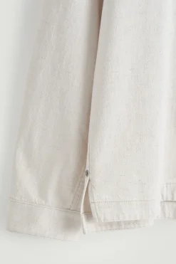 Sale COS BAWEŁNIANO-LNIANA KOSZULA JEANSOWA