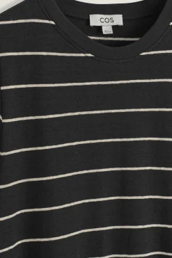 Fashion COS BAWEŁNIANO-LNIANA SUKIENKA T-SHIRTOWA MAXI