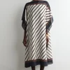 Fashion COS BAWEŁNIANY KAFTAN W PASKI