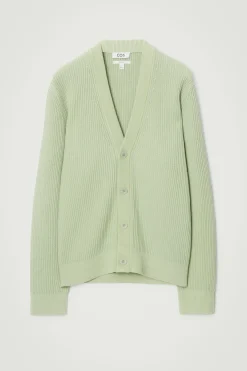 Sale COS BAWEŁNIANY KARDIGAN Z EFEKTEM ACID WASH