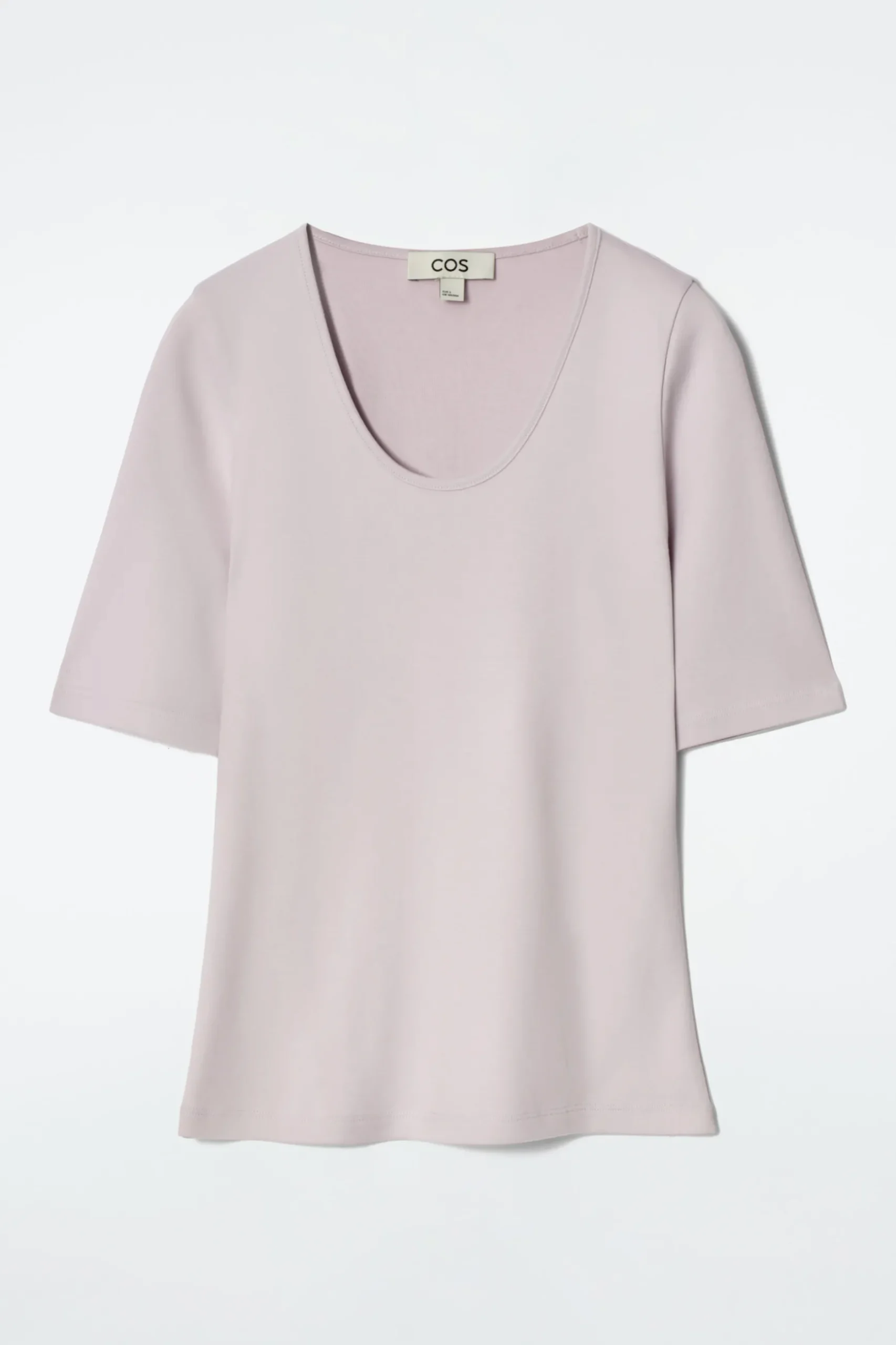 Discount COS BAWEŁNIANY T-SHIRT O DOPASOWANYM KROJU