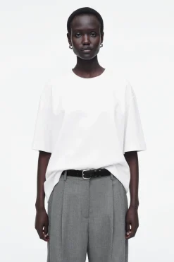 Fashion COS BAWEŁNIANY T-SHIRT OVERSIZE