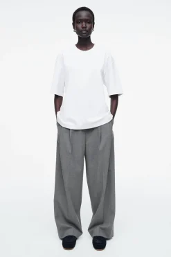 Fashion COS BAWEŁNIANY T-SHIRT OVERSIZE