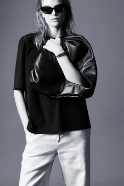 Hot COS BAWEŁNIANY T-SHIRT OVERSIZE