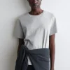 Hot COS BAWEŁNIANY T-SHIRT Z OKRĄGŁYM DEKOLTEM