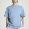 Clearance COS BAWEŁNIANY T-SHIRT Z OKRĄGŁYM DEKOLTEM