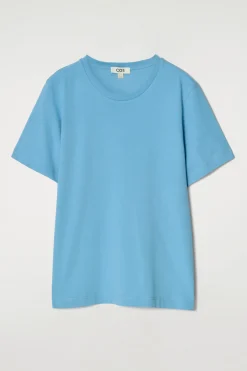 Online COS BAWEŁNIANY T-SHIRT Z OKRĄGŁYM DEKOLTEM