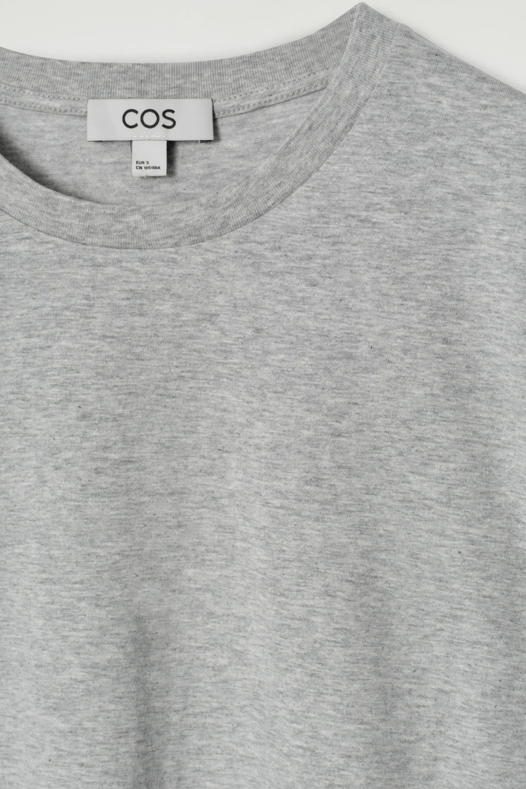 Hot COS BAWEŁNIANY T-SHIRT Z OKRĄGŁYM DEKOLTEM