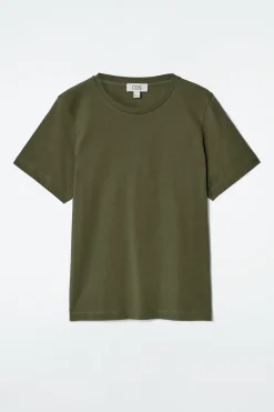 Sale COS BAWEŁNIANY T-SHIRT Z OKRĄGŁYM DEKOLTEM