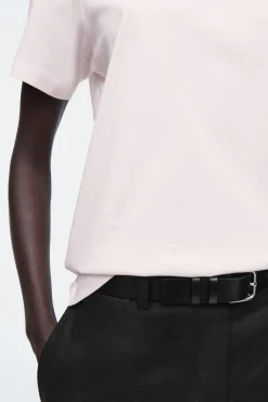 New COS BAWEŁNIANY T-SHIRT Z OKRĄGŁYM DEKOLTEM