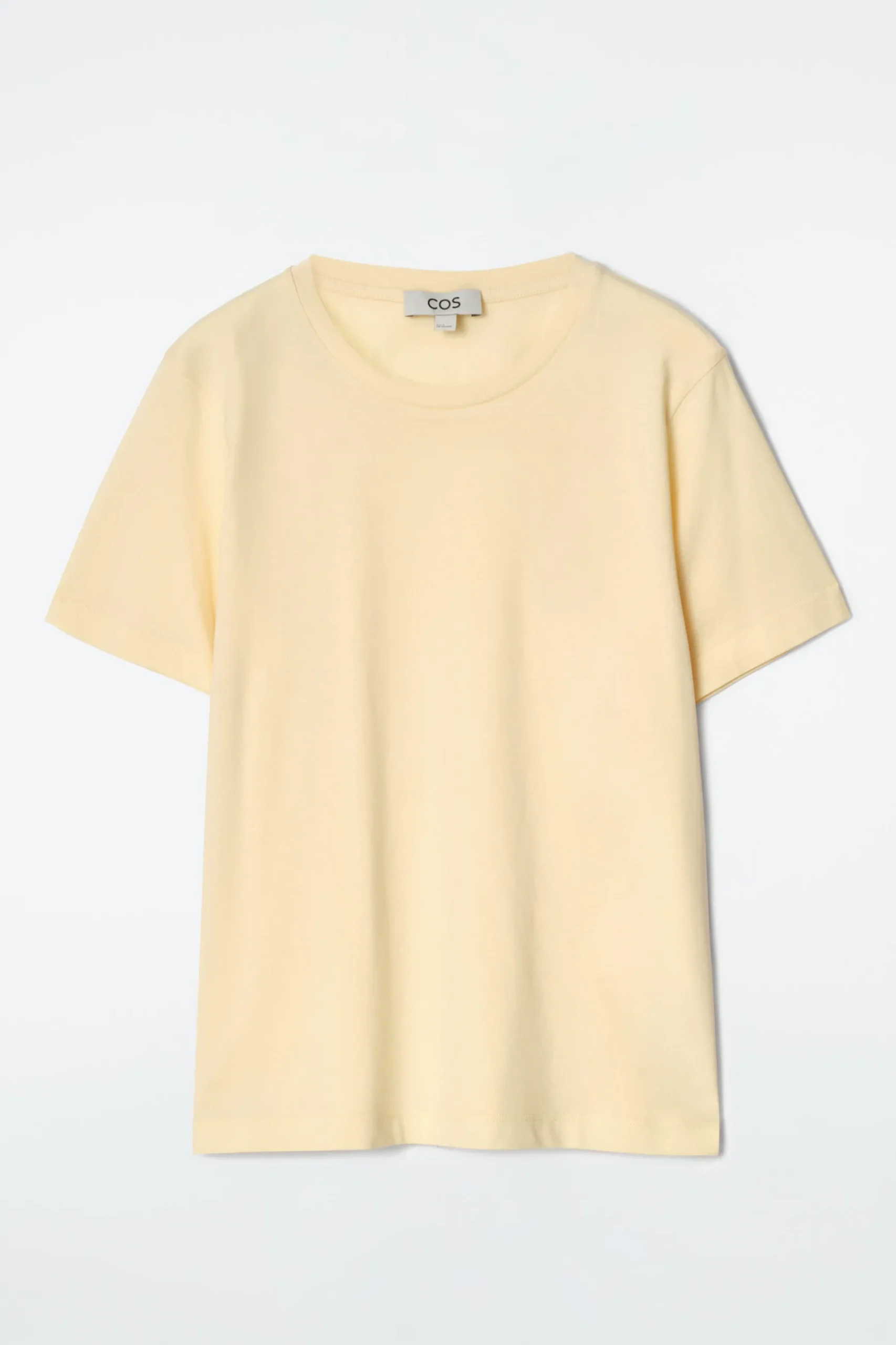 Hot COS BAWEŁNIANY T-SHIRT Z OKRĄGŁYM DEKOLTEM
