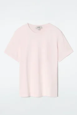 New COS BAWEŁNIANY T-SHIRT Z OKRĄGŁYM DEKOLTEM