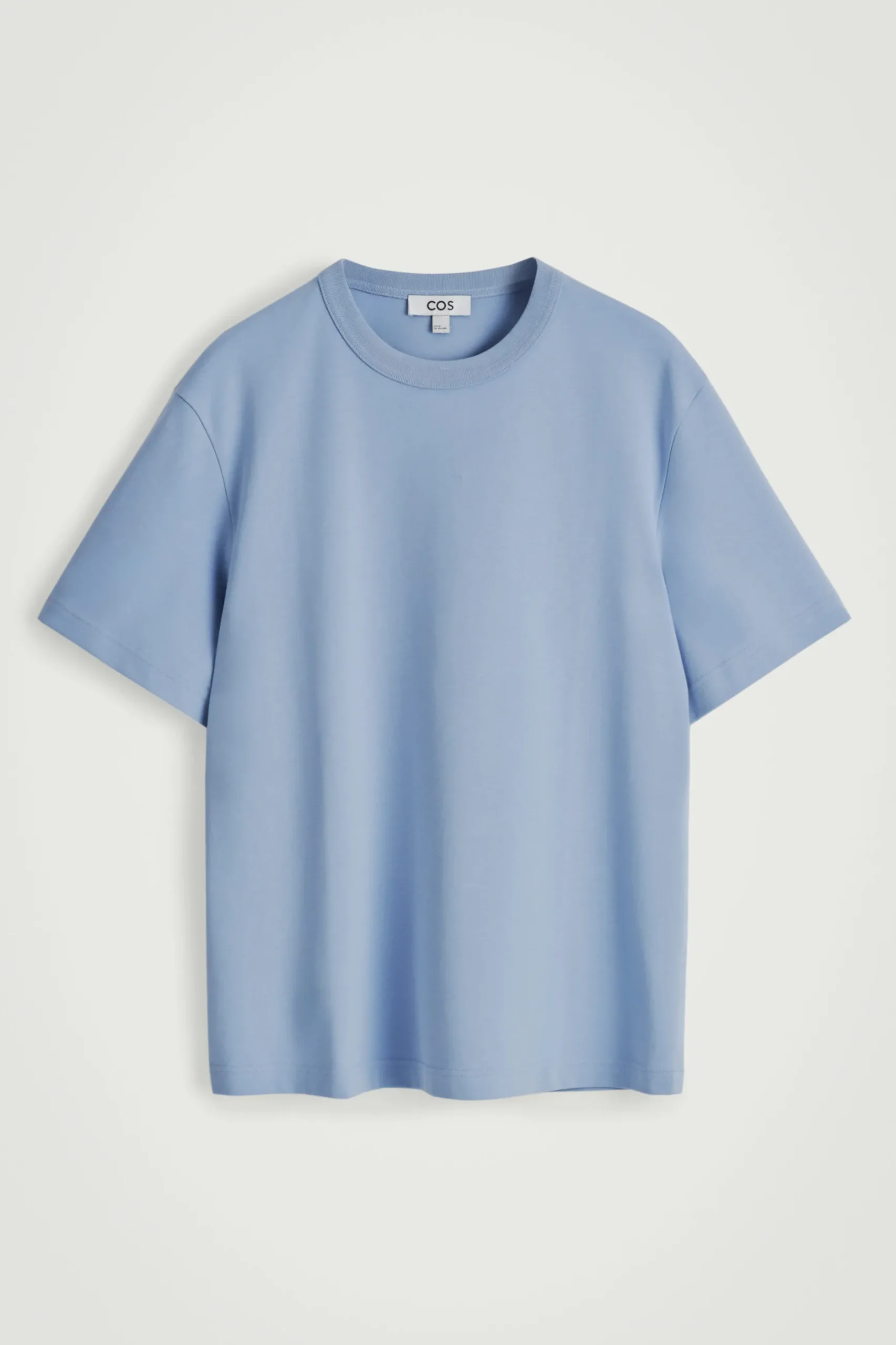 Clearance COS BAWEŁNIANY T-SHIRT Z OKRĄGŁYM DEKOLTEM