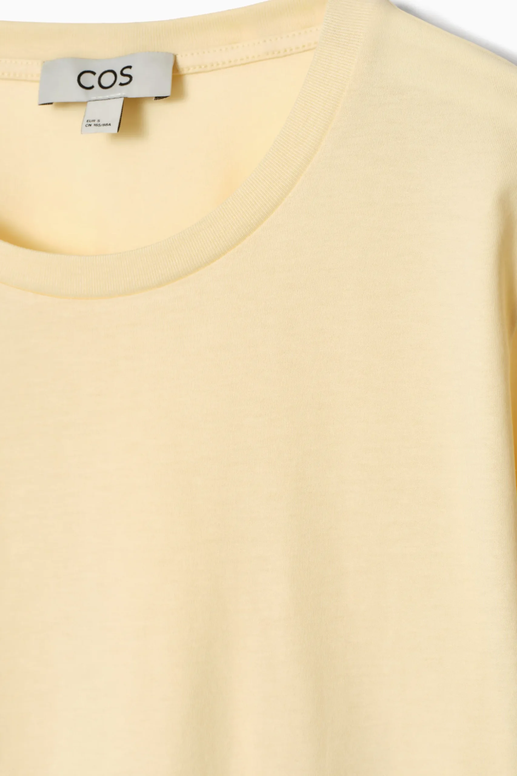 Hot COS BAWEŁNIANY T-SHIRT Z OKRĄGŁYM DEKOLTEM