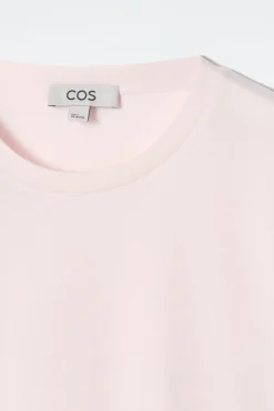 New COS BAWEŁNIANY T-SHIRT Z OKRĄGŁYM DEKOLTEM