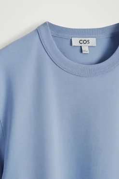 Clearance COS BAWEŁNIANY T-SHIRT Z OKRĄGŁYM DEKOLTEM