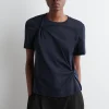 Sale COS BAWEŁNIANY T-SHIRT Z WĘZŁOWYM DETALEM