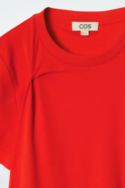 Discount COS BAWEŁNIANY T-SHIRT Z WĘZŁOWYM DETALEM