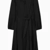 Clearance COS BELTED MIDI SHIRT DRESS