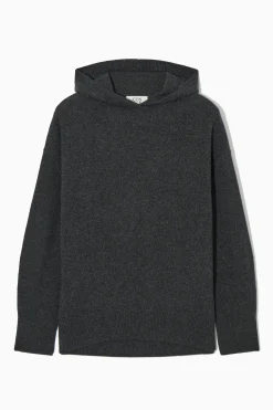 Discount COS BLUZA Z KAPTUREM Z CZYSTEGO KASZMIRU