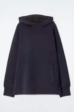 Discount COS BLUZA Z KAPTUREM Z DWUSTRONNEJ MIESZANKI Z WEŁNĄ