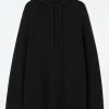 Online COS BLUZA Z KAPTUREM Z DZIANINY Z DODATKIEM LNU