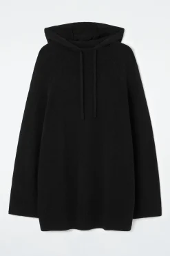 Online COS BLUZA Z KAPTUREM Z DZIANINY Z DODATKIEM LNU