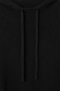 Online COS BLUZA Z KAPTUREM Z DZIANINY Z DODATKIEM LNU