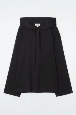 Clearance COS BLUZA Z KAPTUREM Z LEKKIEGO DŻERSEJU Z GUZIKAMI