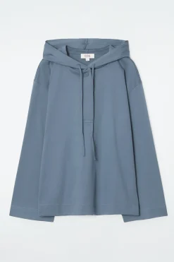 Best COS BLUZA Z KAPTUREM Z LEKKIEGO DŻERSEJU Z GUZIKAMI
