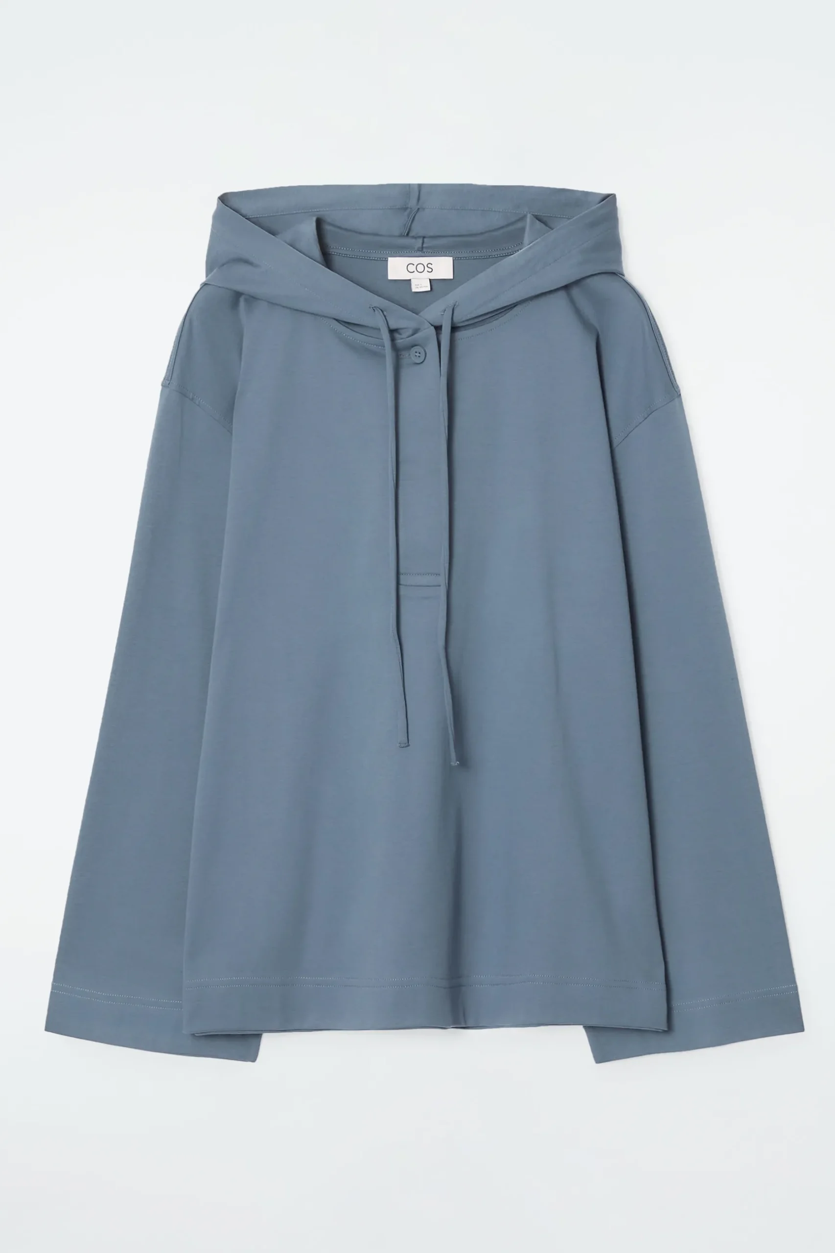 Best COS BLUZA Z KAPTUREM Z LEKKIEGO DŻERSEJU Z GUZIKAMI