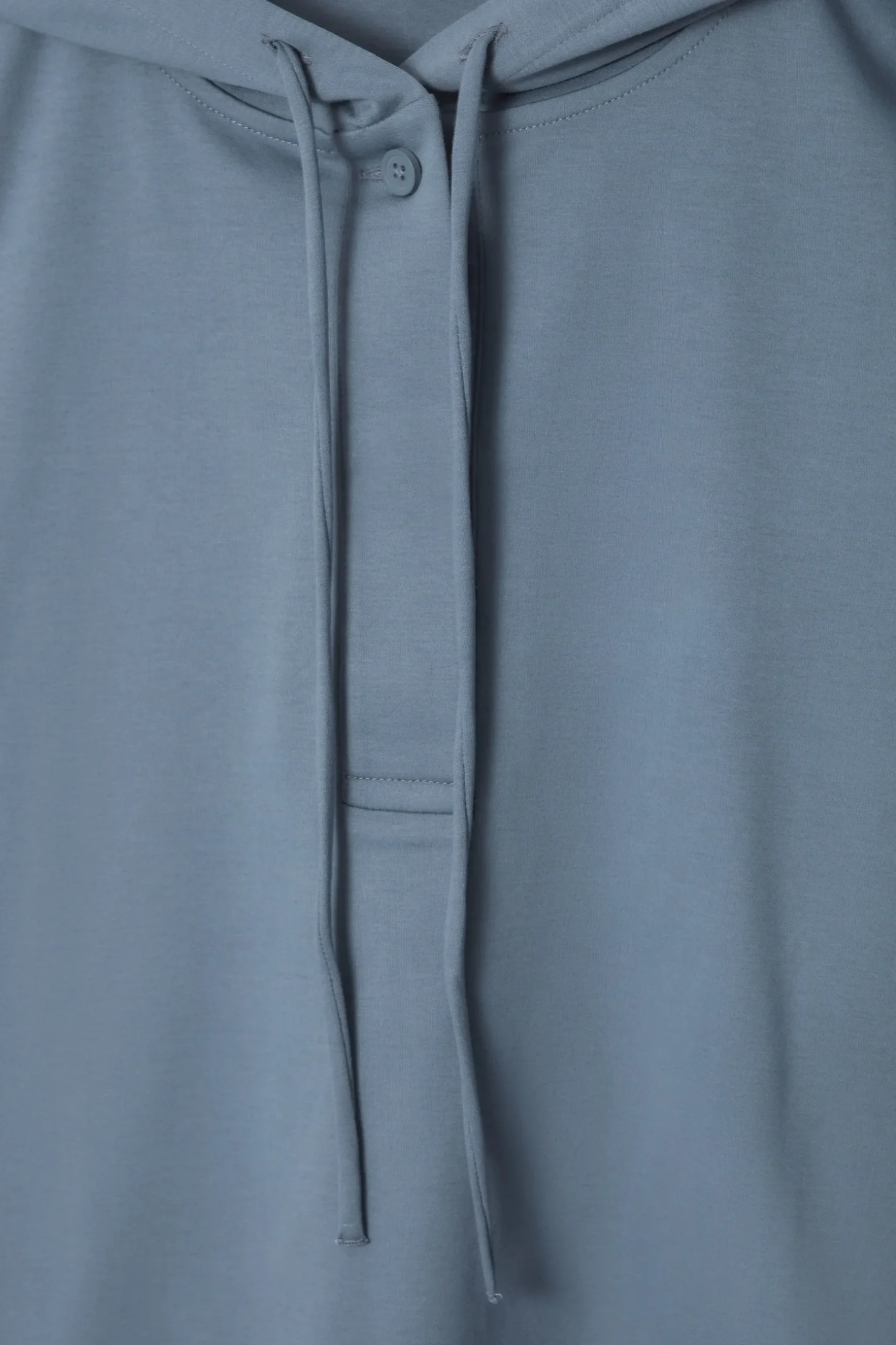 Best COS BLUZA Z KAPTUREM Z LEKKIEGO DŻERSEJU Z GUZIKAMI